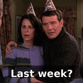 Last week?