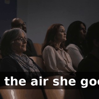 ♪ In the air she goes ♪