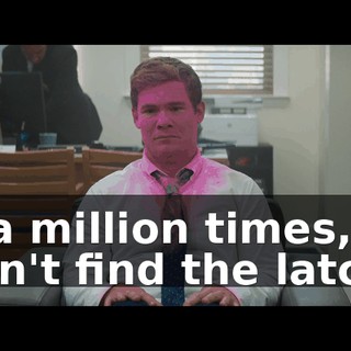 …a million times, I can't find the latch.