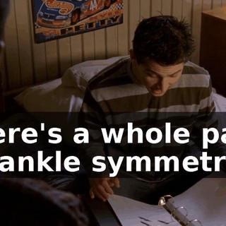 There's a whole page on ankle symmetry.