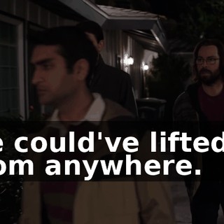 He could've lifted it from anywhere.