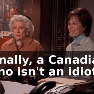 Finally, a Canadian who isn't an idiot.