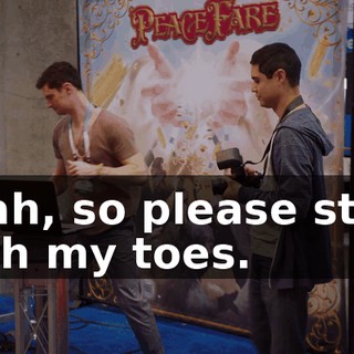 Yeah, so please start with my toes.