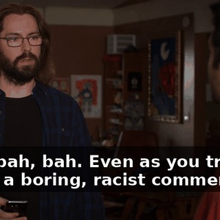 Bah, bah, bah. Even as you try and make a boring, racist comment,