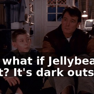 But what if Jellybean's hurt? It's dark outside.