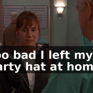Too bad I left my party hat at home.