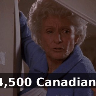 4,500 Canadian.