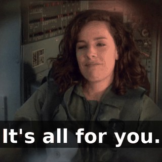 It's all for you.