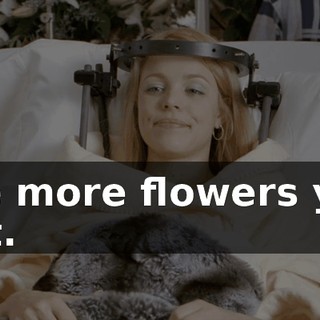 the more flowers you get.