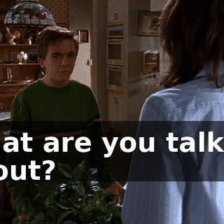 What are you talking about?
