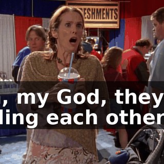 Oh, my God, they're killing each other.