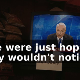 "We were just hoping they wouldn't notice."