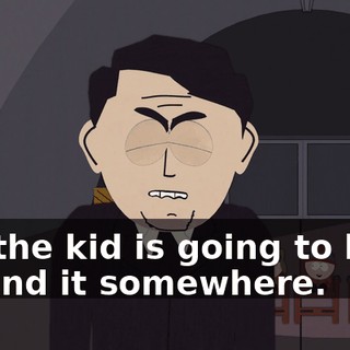 but the kid is going to have to land it somewhere.