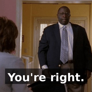 You're right.