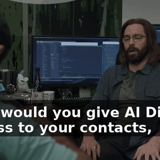 Why would you give AI Dinesh access to your contacts,