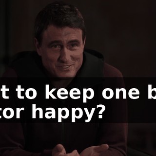 just to keep one bad actor happy?