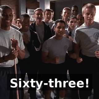 Sixty-three!