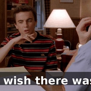 I wish there was