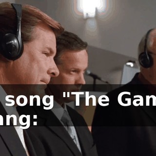 In the song "The Gambler," you sang: