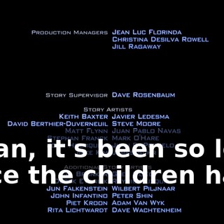 * Man, it's been so long since the children had *