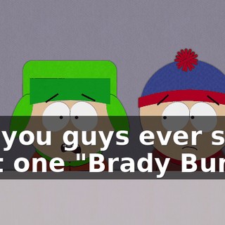 Did you guys ever see that one "Brady Bunch"