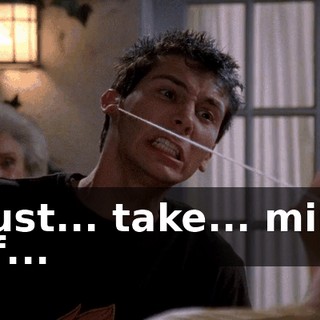 Must... take... mind off...
