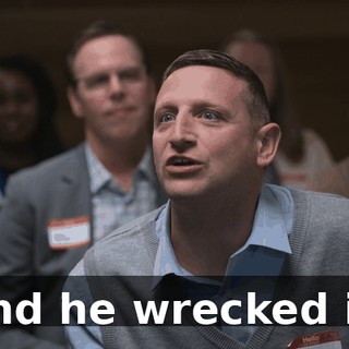 and he wrecked it.
