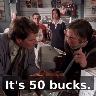 It's 50 bucks.