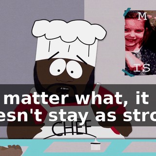 ♪ No matter what, it doesn't stay as strong ♪