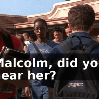 Malcolm, did you hear her?