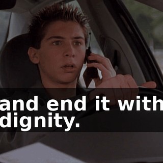 and end it with dignity.