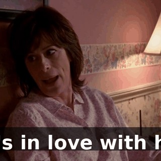 He's in love with her.