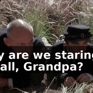 Why are we staring at a mall, Grandpa?