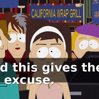 and this gives them an excuse.