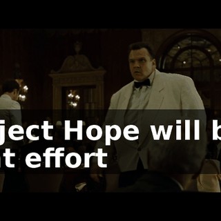 Project Hope will be a joint effort