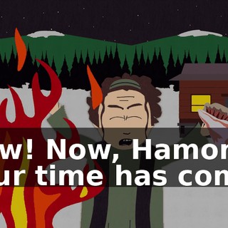 Now! Now, Hamon! Your time has come!