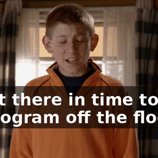 I got there in time to get a program off the floor