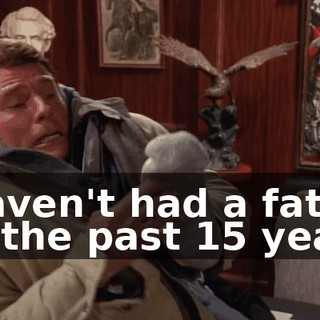 I haven't had a father for the past 15 years