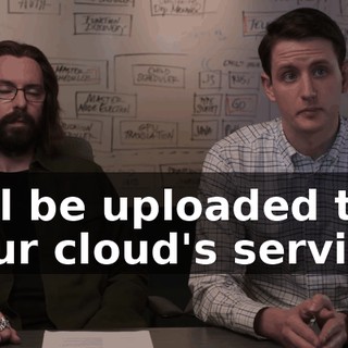 will be uploaded to your cloud's service.