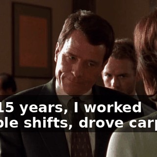 For 15 years, I worked double shifts, drove carpool,