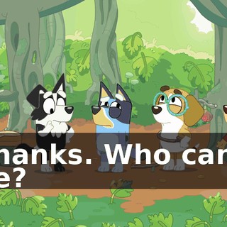Thanks. Who can I be?