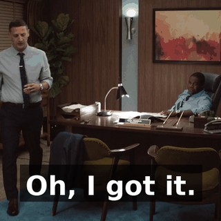 Oh, I got it.