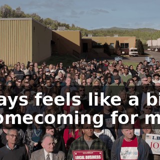 always feels like a bit of a homecoming for me.