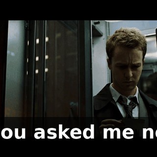 If you asked me now,