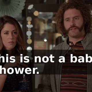 this is not a baby shower.