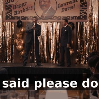 * I said please don't