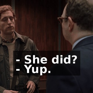 - She did? - Yup.