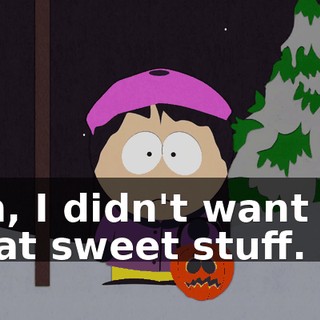 Oh, I didn't want all that sweet stuff.