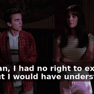 I mean, I had no right to expect it, but I would have understood.