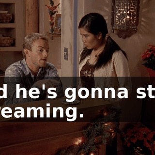 and he's gonna start screaming.